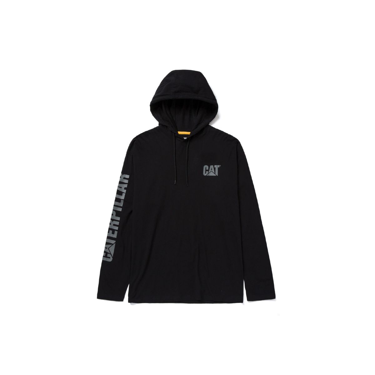 CAT - Buzo Hombre CAT UPF HOODED BANNER L/ Negro CAT.