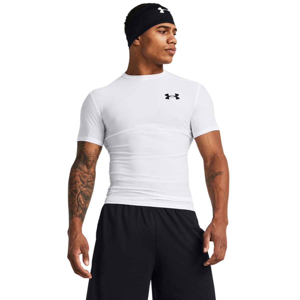 UNDER ARMOUR - Camiseta Hombre Under Armour Hg Og Compression Ss Blanco UNDER ARMOUR