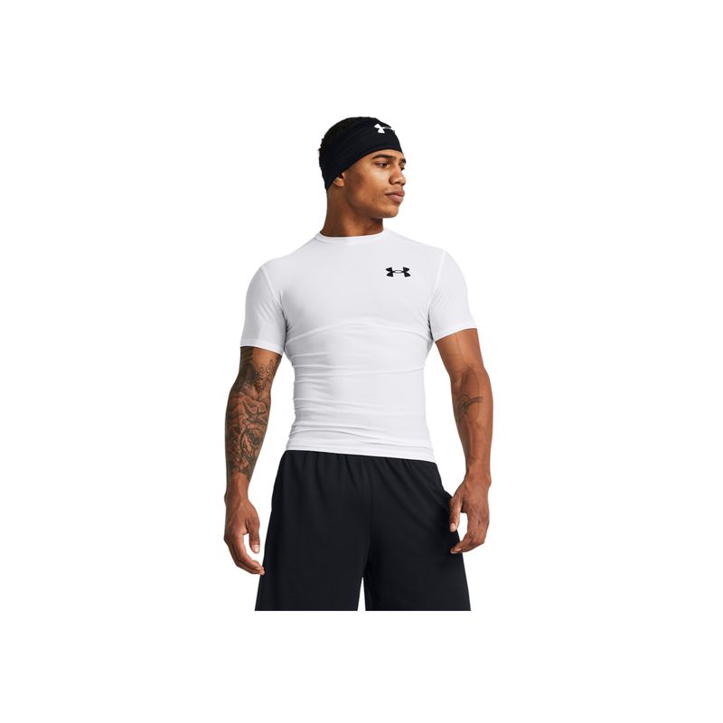 UNDER ARMOUR - Camiseta Hombre UNDER ARMOUR HG OG COMPRESSION SS Blanco UNDER ARMOUR