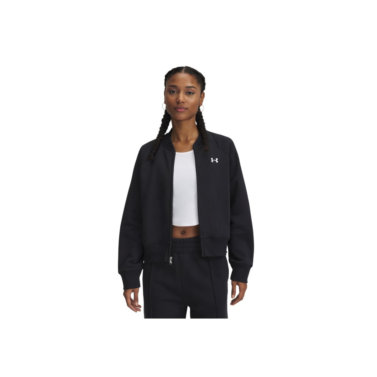UNDER ARMOUR - Chaqueta Mujer Under Armour Rival Fleece Bomber Negro UNDER ARMOUR