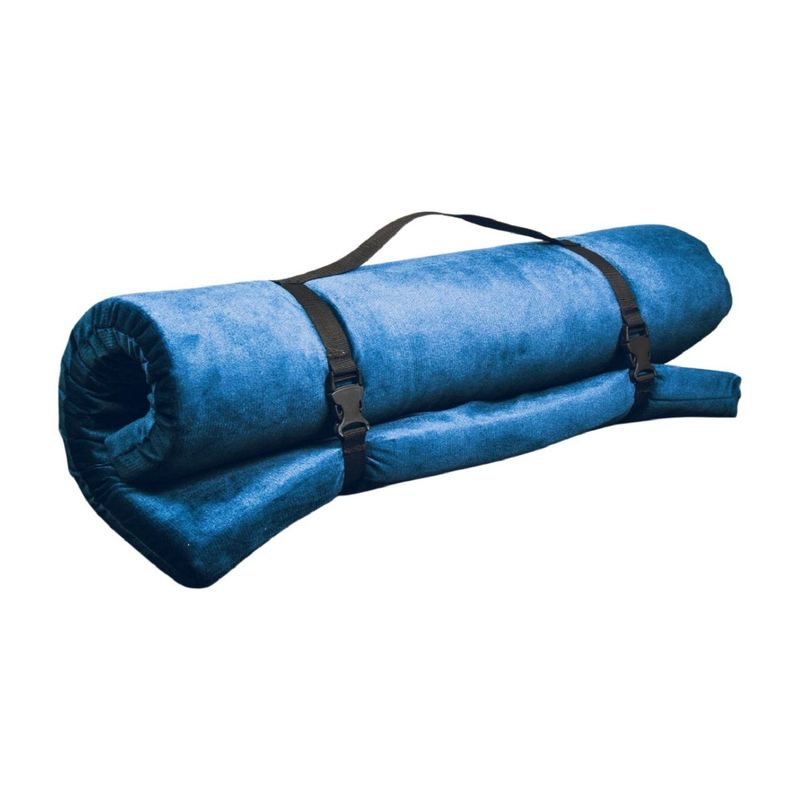 BANZAY - Yoga Colchoneta Meditación Zafuton -  Azul