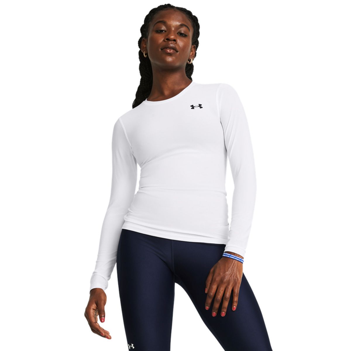 UNDER ARMOUR - Camiseta Mujer Under Armour Hg Og Compression Ls Blanco UNDER ARMOUR