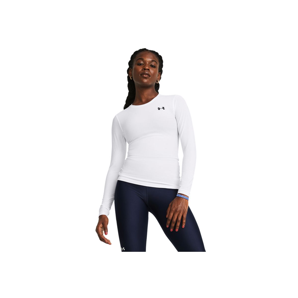 UNDER ARMOUR - Camiseta Mujer Under Armour Hg Og Compression Ls Blanco UNDER ARMOUR