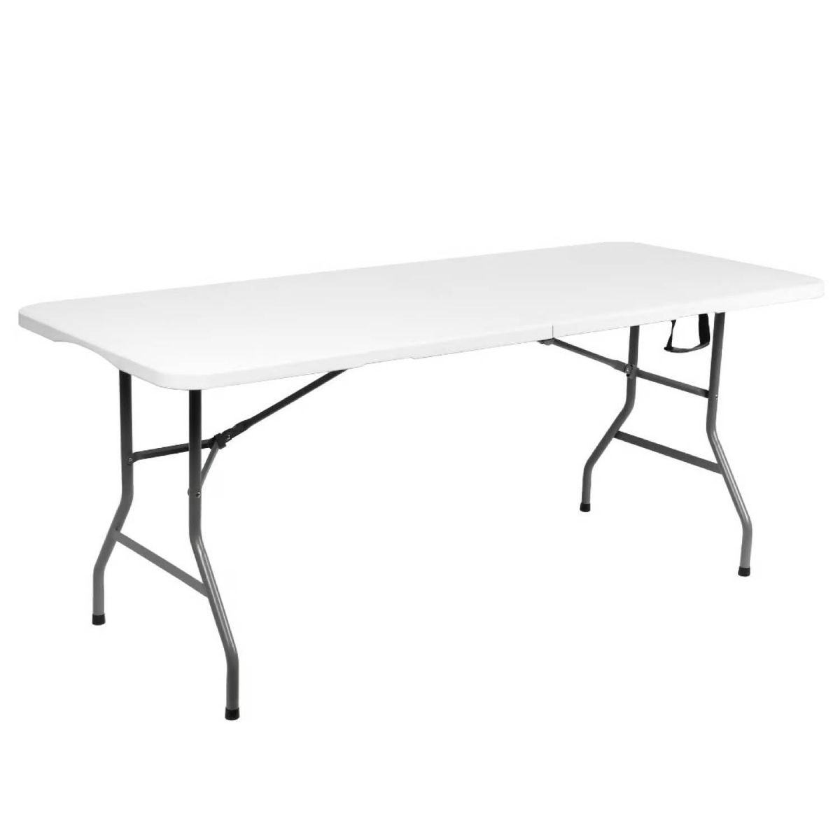 ERGONOMUS - Mesa Plegable Portátil 180cm Fiestas Eventos Jardín