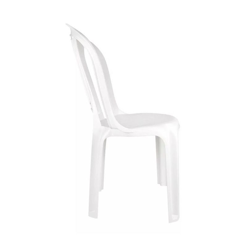 ERGONOMUS - Silla Plástica Ergonomus de Jardin Con Protección UV Blanca