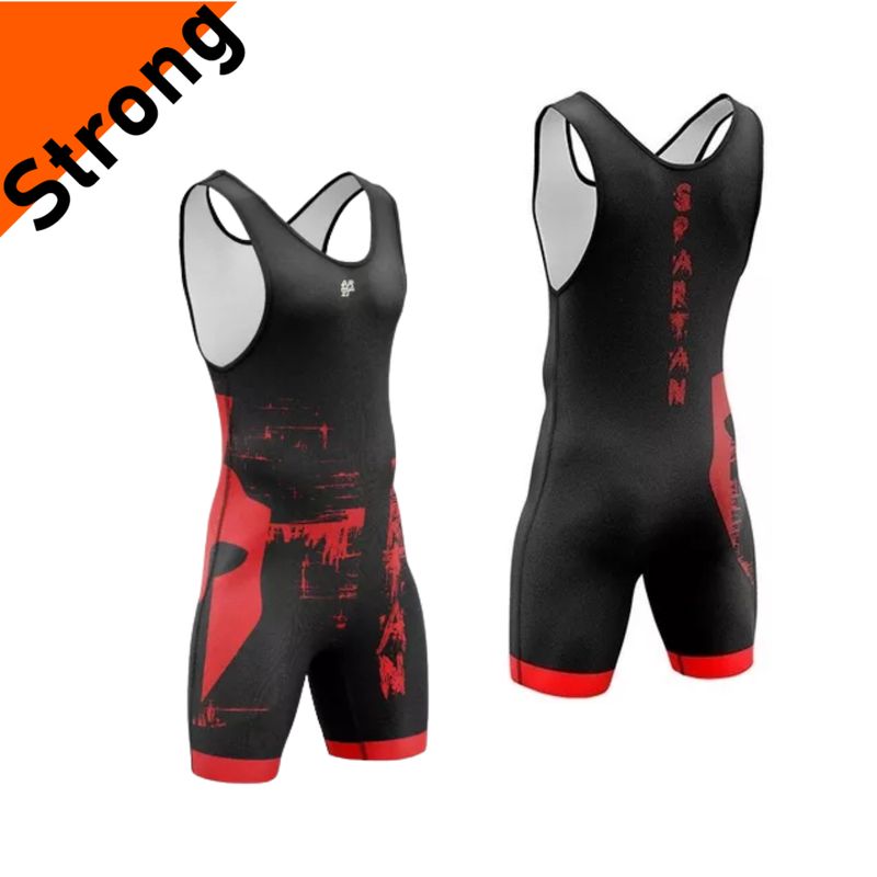 ARMAZI SPORT - TRUSA LEVANTAMIENTO DE PESAS ARMAZI HALTEROFILIA SINGLET ROJO
