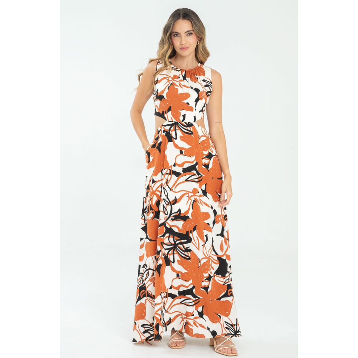 RAGGED - Vestido clea Cafe caramelo Ragged