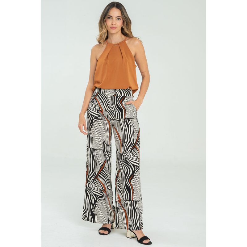RAGGED - Palazzo everette Negro Ragged