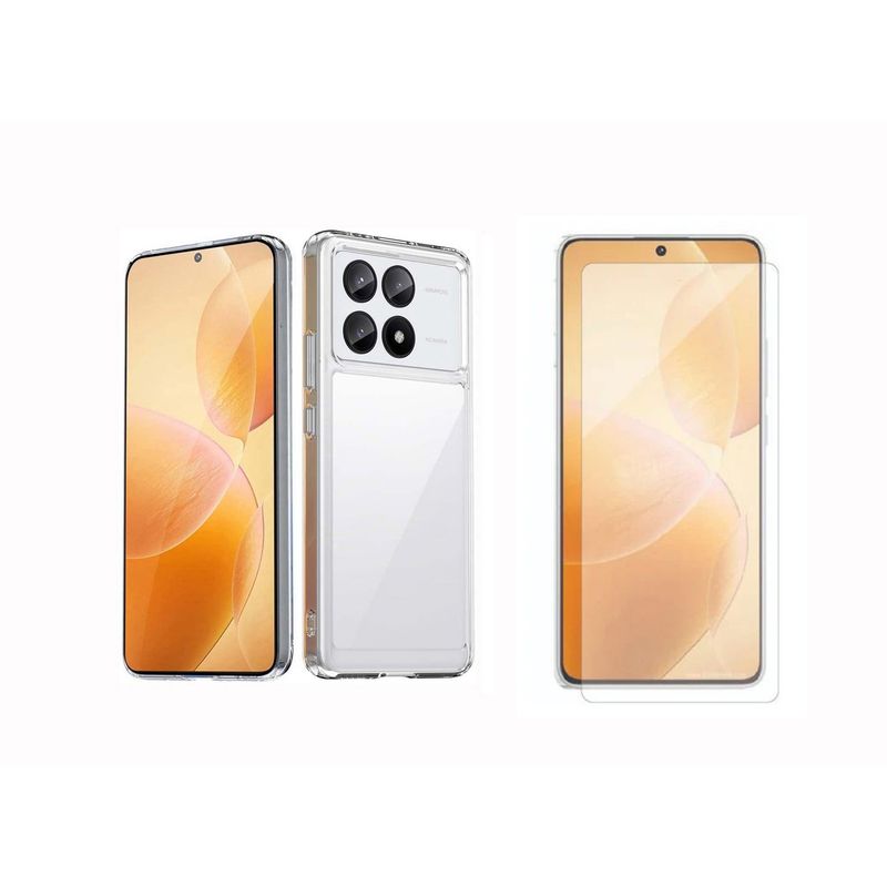 GENERICO - Funda Rígida Antichoque + Vidrio Templado  Xiaomi Poco X6 Pro
