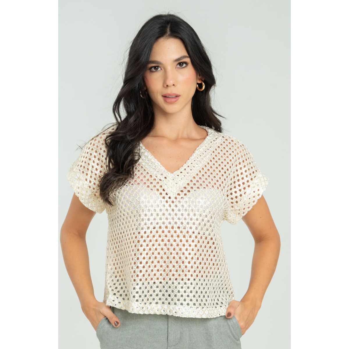 RAGGED - Tejido gisell Oro Ragged.