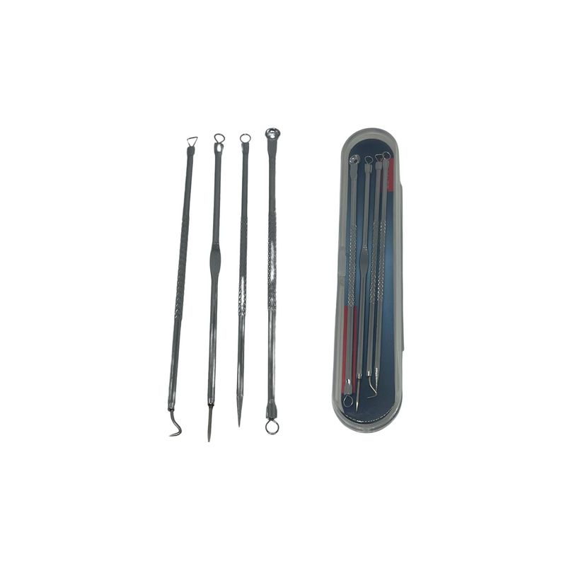 MAZUGI - Kit de Limpieza Facial X4unds - Eliminador de Puntos Negros Acné y Granos
