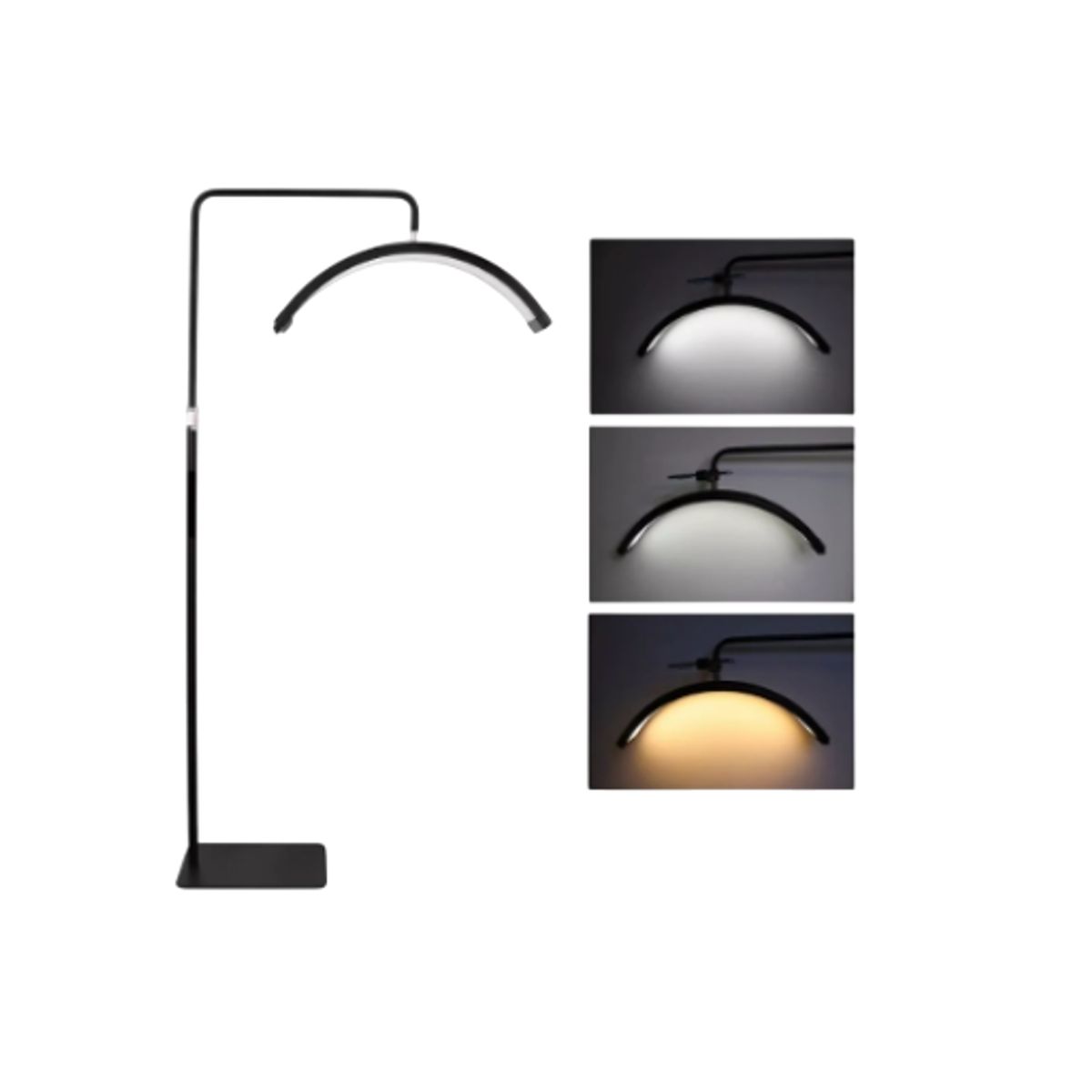 GENERICO - Lampara Led Media Luna HD-M8X