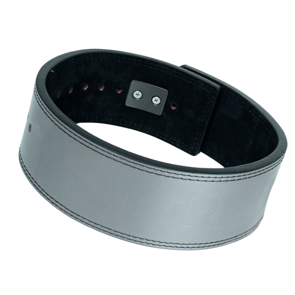 VITTORIA - Cinturon Cuero Pesas Gym Powerlifting Hebilla Palanca Gris S