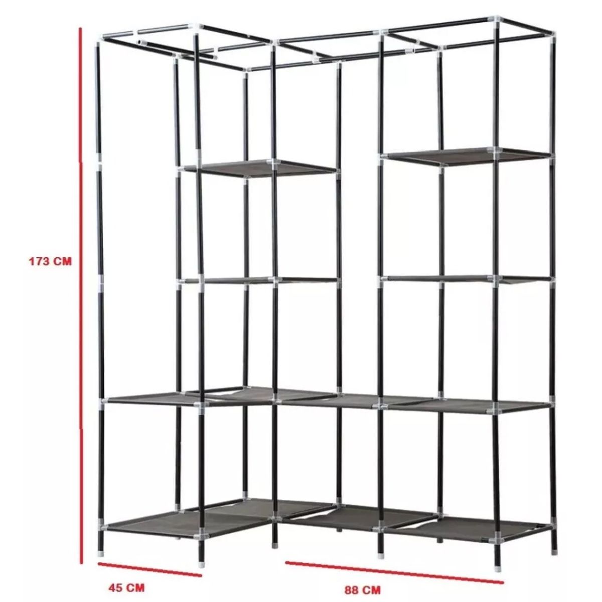 ONE PIXEL - Closet Armario Portatil Esquinero Tela Organizador De Ropa