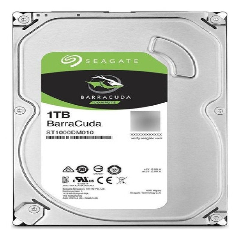 SEAGATE - Hd Seagate Barracuda 1 Tb 35 Sata - St1000dm010