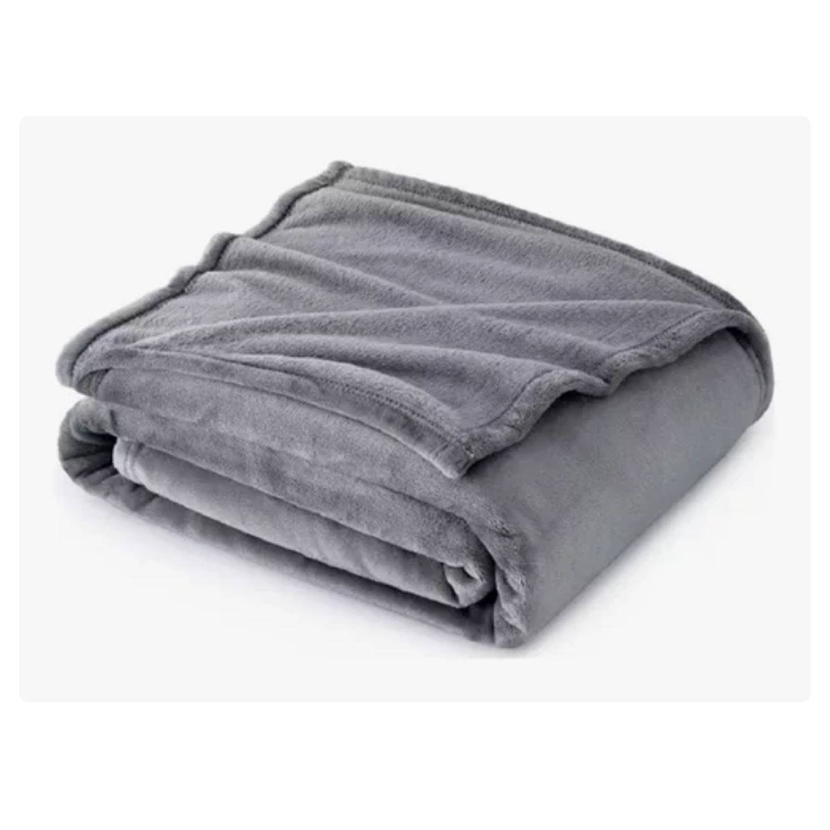 INNOVA - Cobija Manta Térmica Suave Piel Durazno 180 X 240 Silver Gris Liviana