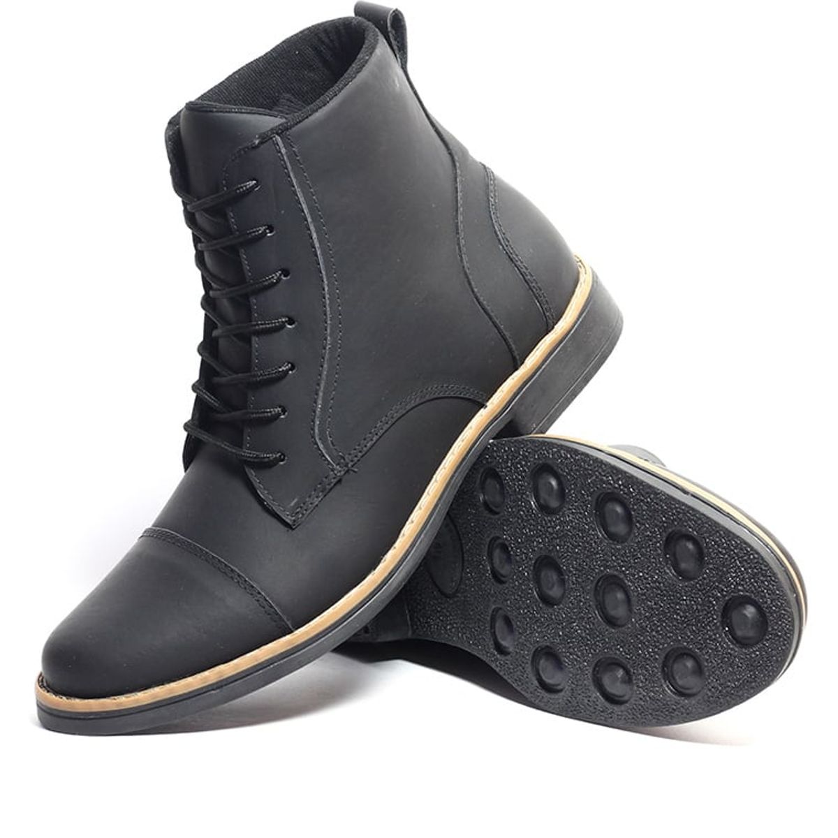 OCAI - Bota Hombre Cuero Negro OCAi Frank