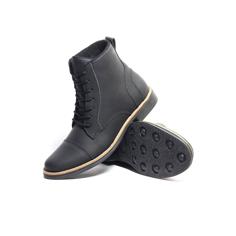 GENERICO - Bota Hombre Cuero Negro OCAi Frank