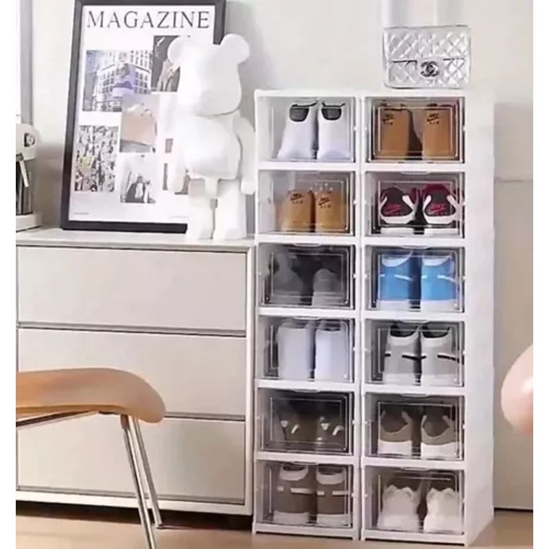 GENERICO - Organizador Zapatos Plegable 6 Niveles Ahorra Espacio Closet