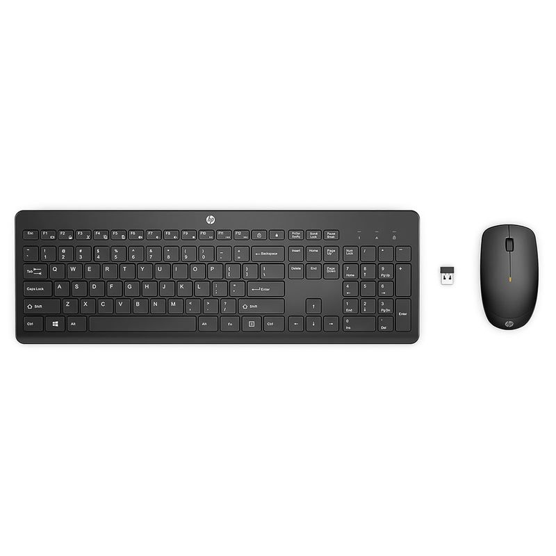 HP - Combo Teclado y Mouse Inalámbrico HP 230 Negro