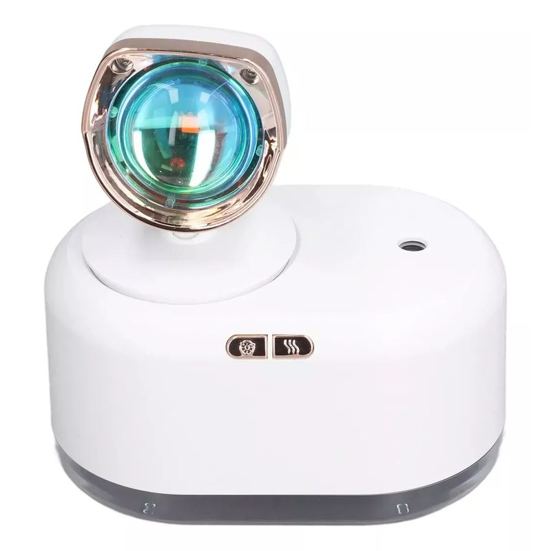 GENERICO - Humidificador Difusor 2 En 1 Lampara Sunset Recargable Usb