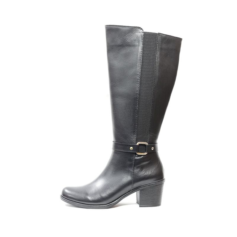 GENERICO - Bota Mujer Cuero Negro OCAi MA0125