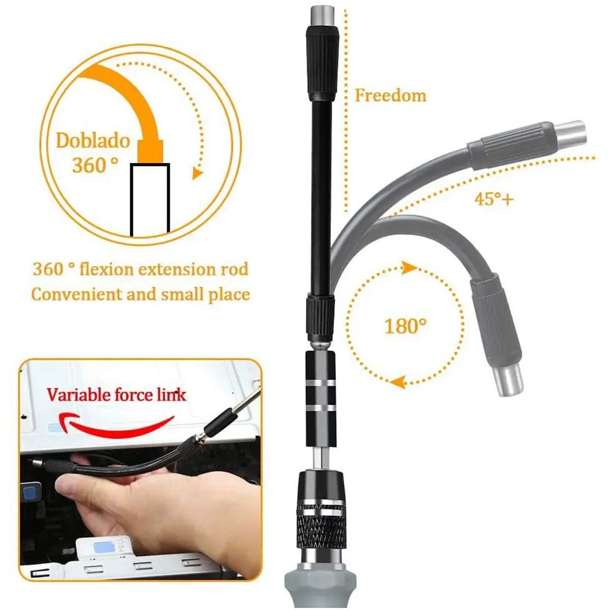 GENERICO - Kit Destornillador 115 En1 Herramienta Desarmador Reparacion