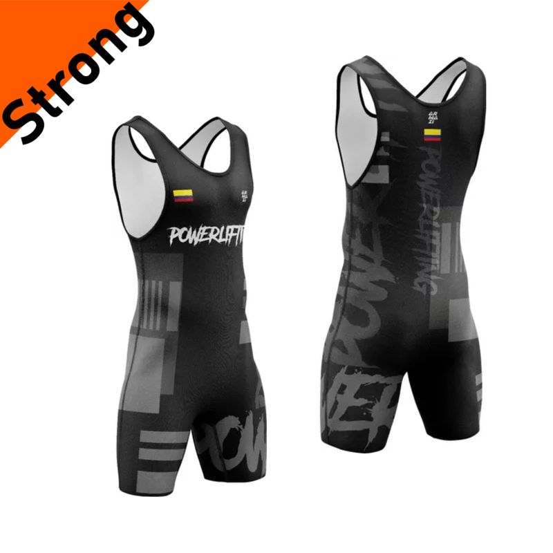 ARMAZI SPORT - TRUSA LEVANTAMIENTO DE PESAS ARMAZI HALTEROFILIA SINGLET GRIS