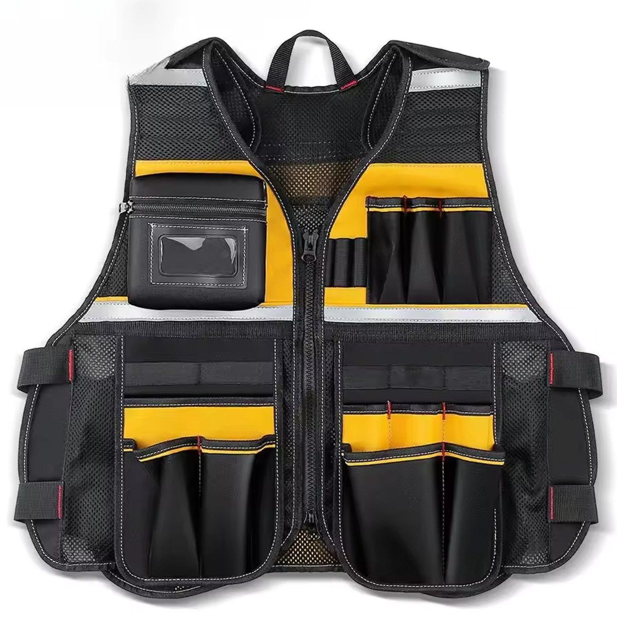 GENERICO - Chaleco Portaherramientas Trabajo Multifuncional Bolsillos