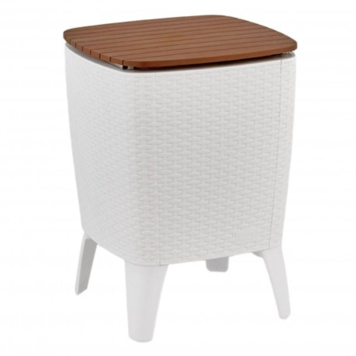 PLASTICOS MQ - Mesa Exterior Hielera MQ Capri Caramelo