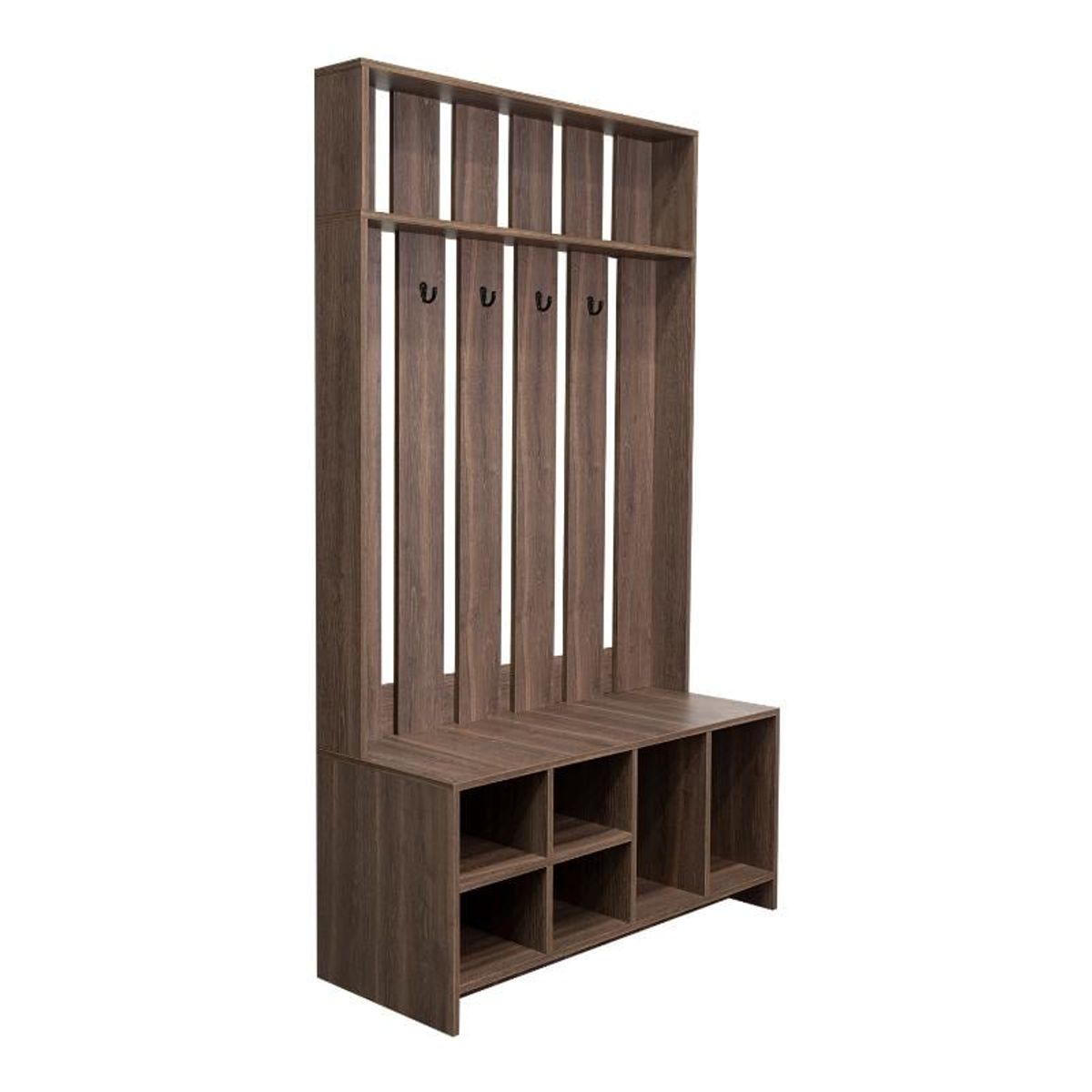 RTA DESIGN - Mueble Auxiliar Zapatero Ascher Chocolate Ideal Para Ubicar Bolsos Entre Otros