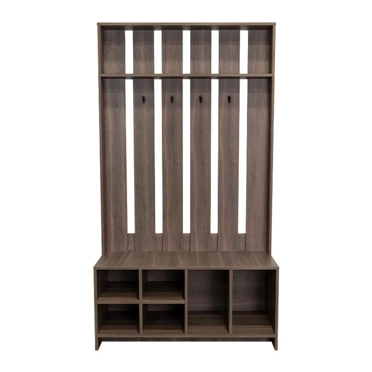 RTA DESIGN - Mueble Auxiliar Zapatero Ascher Chocolate Ideal Para Ubicar Bolsos Entre Otros