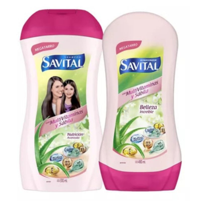 SAVITAL - Shampoo Savital Con Multivitaminas Y Sábila