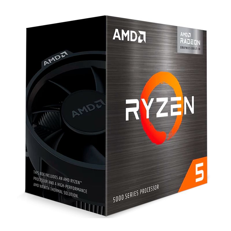 AMD - Procesador AMD Ryzen 5 5600G AM4 Fan Vídeo