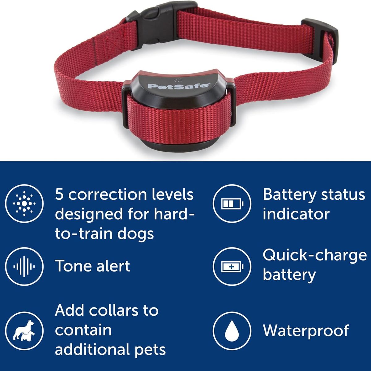 PETSAFE - Collar Inalámbrico Para Perros PetSafe Recargable Impermea