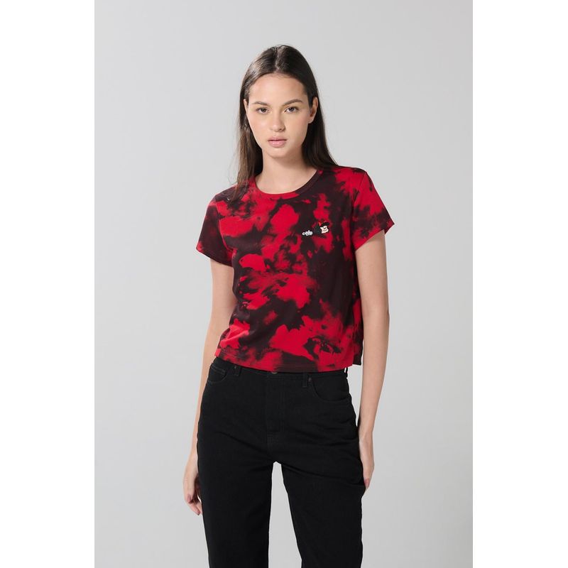 KOAJ - KOAJ Camiseta manga corta, con estampado en frente de Mafalda MUJER