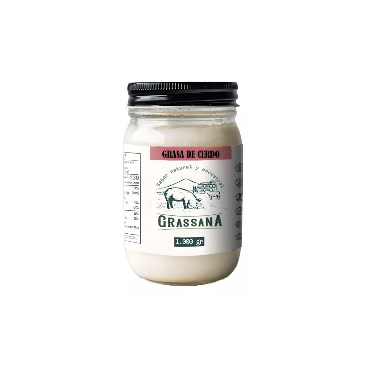 GENERICO - Manteca Grasa De Cerdo Grassana 1000ml