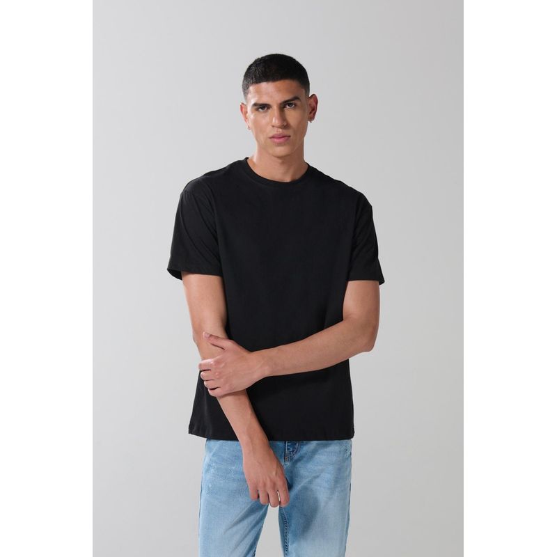 KOAJ - KOAJ Camiseta manga corta unicolor y cuello redondo en algodón HOMBRE