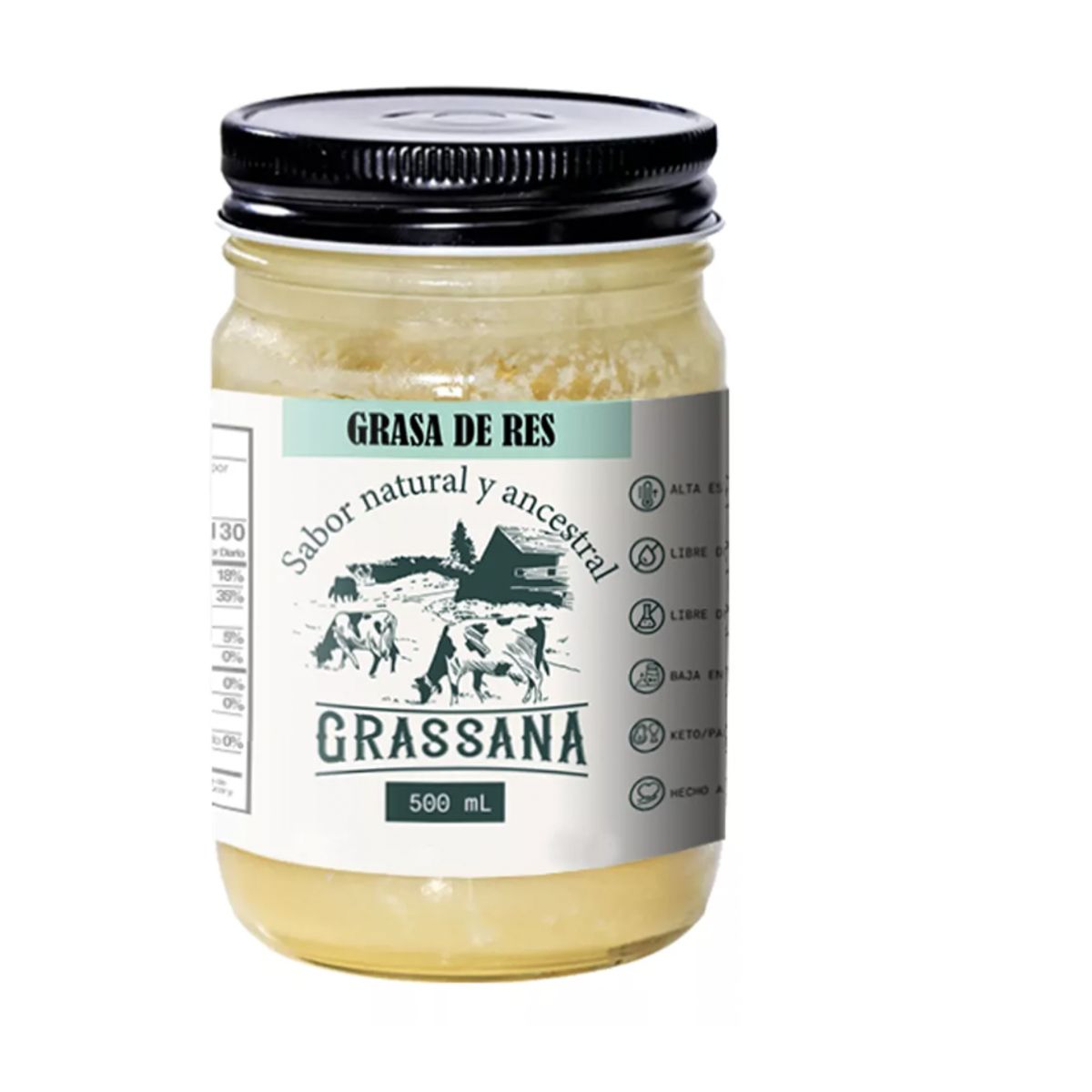 GENERICO - Manteca Grasa De Cerdo Grassana 500ml