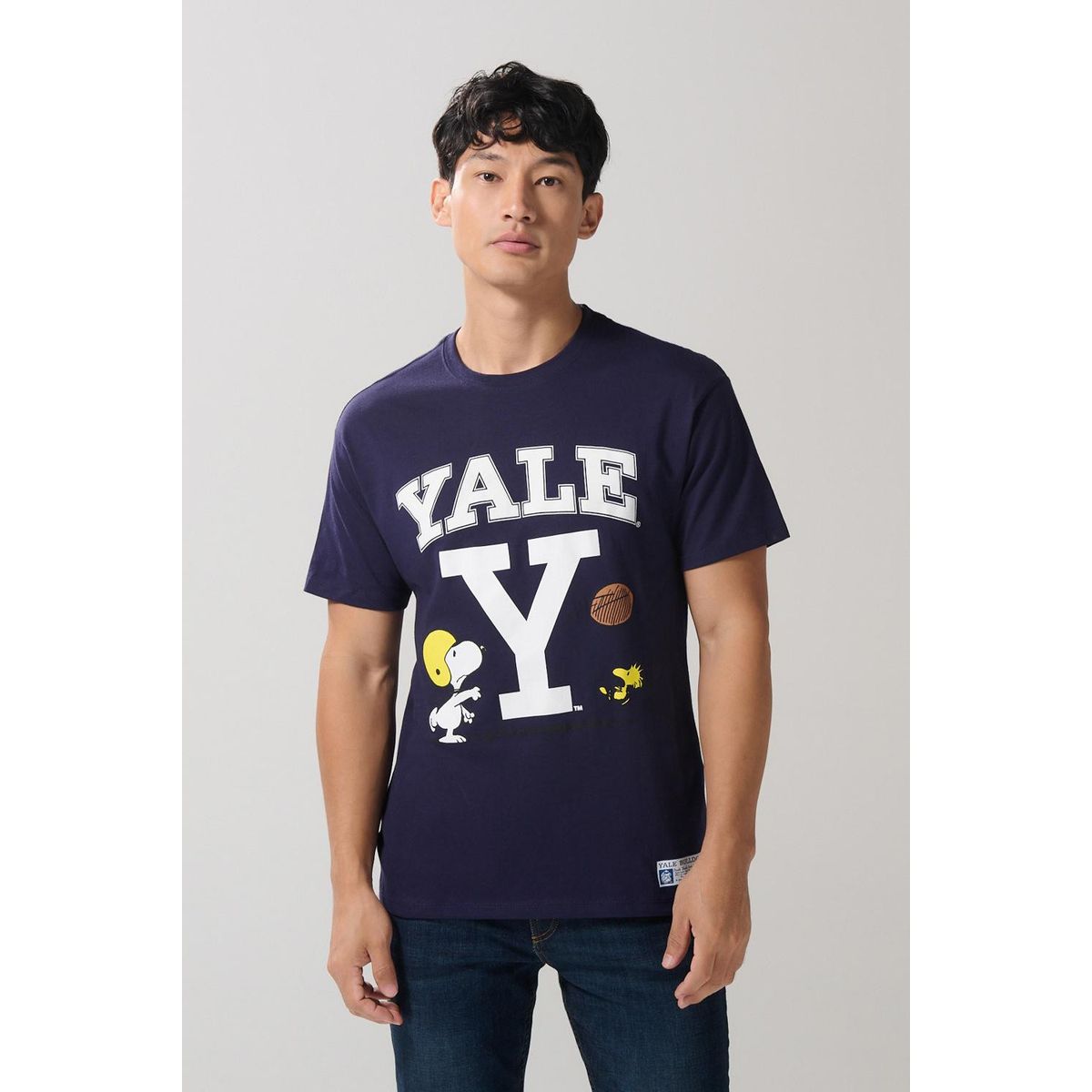 KOAJ - KOAJ Camiseta manga corta con estampado en frente. Hombre