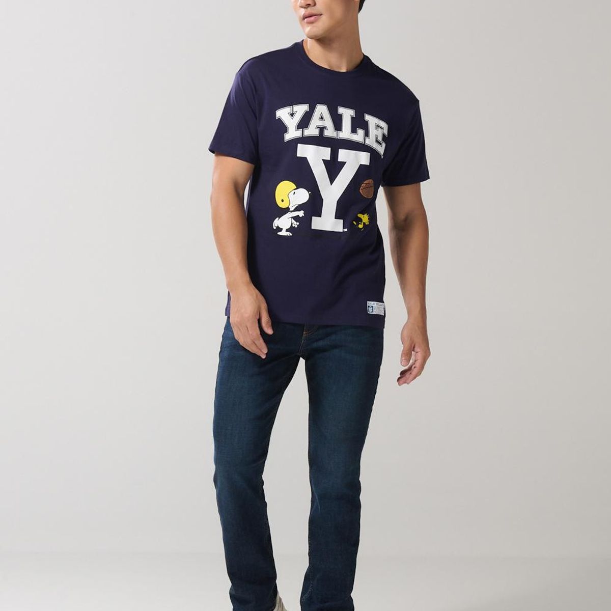 KOAJ - KOAJ Camiseta manga corta con estampado en frente. Hombre