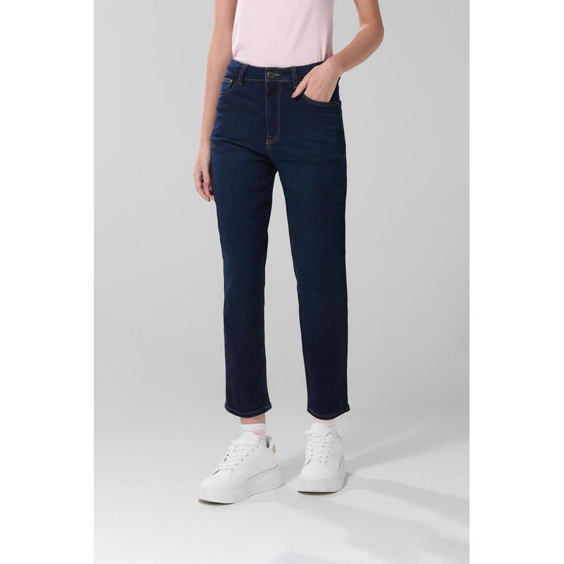 KOAJ - KOAJ Jean mom fit tiro super alto MUJER