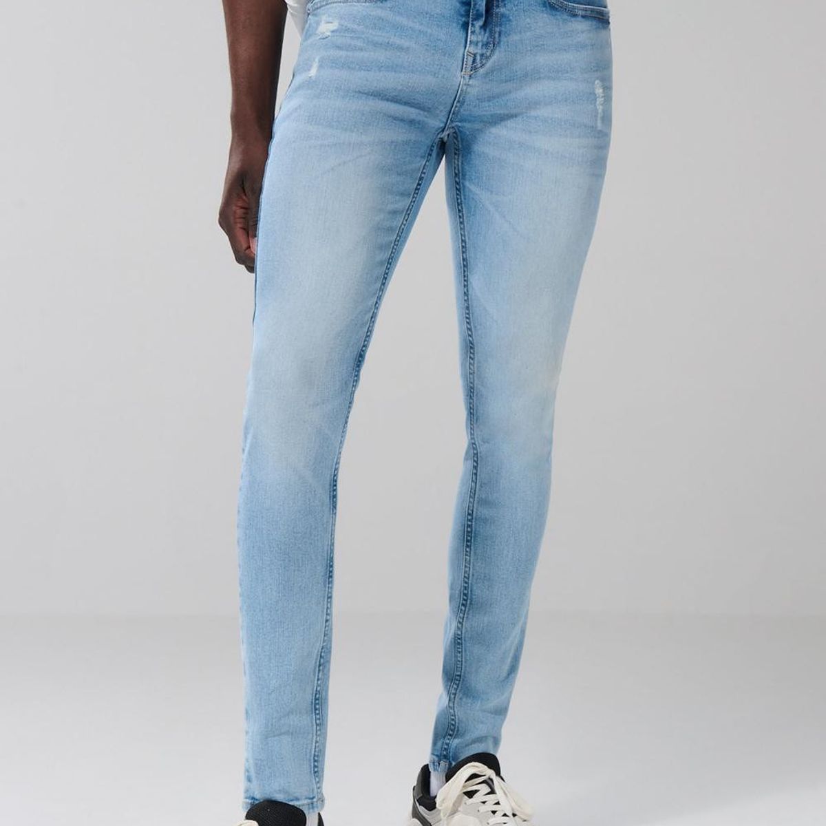 KOAJ - KOAJ Jean Super Skinny fit tiro bajo Hombre