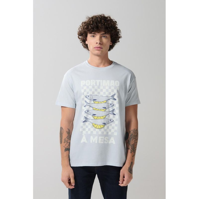 KOAJ - KOAJ Camiseta manga corta unicolor con estampado en frente HOMBRE