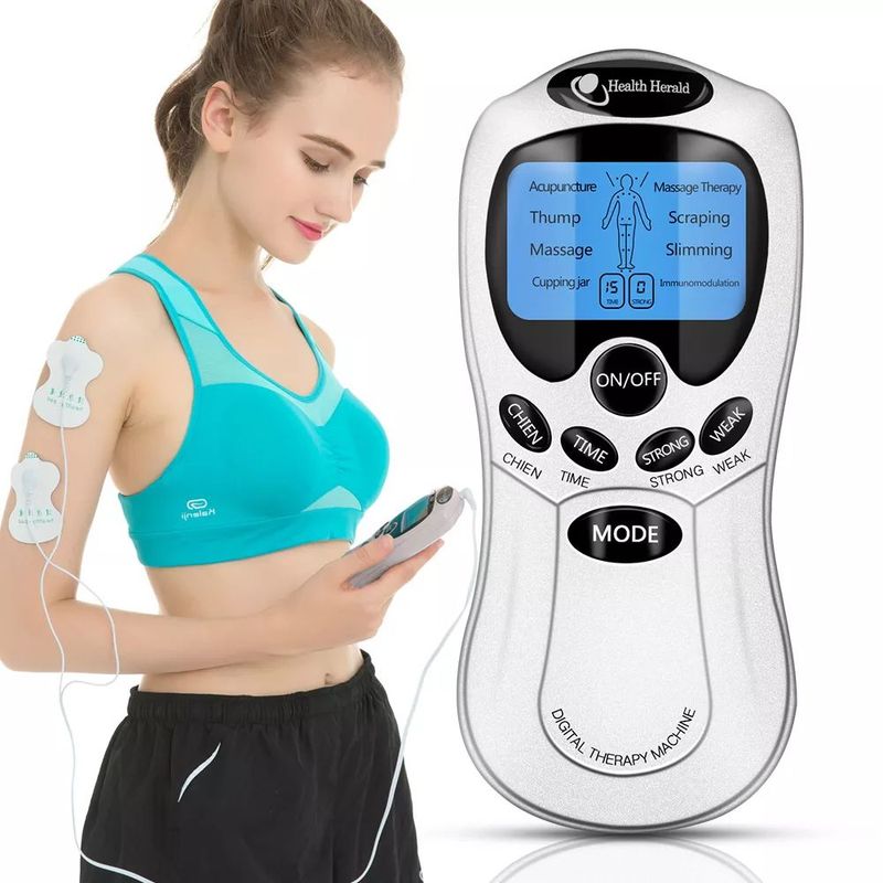 GENERICO - Gimnasia Pasiva 8 Electrodos Electro Estimulador