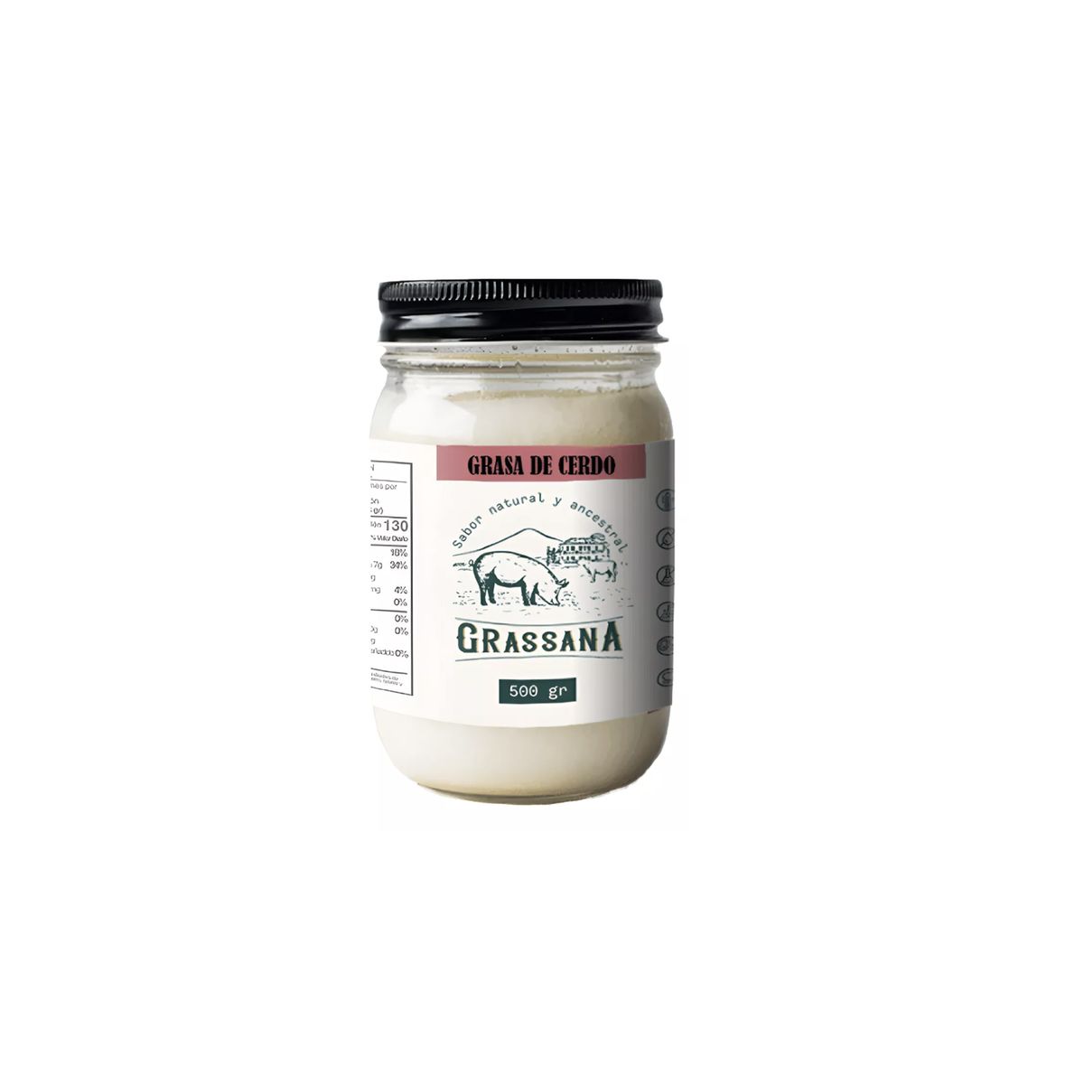 GENERICO - Manteca Grasa De Res Grassana X500ml