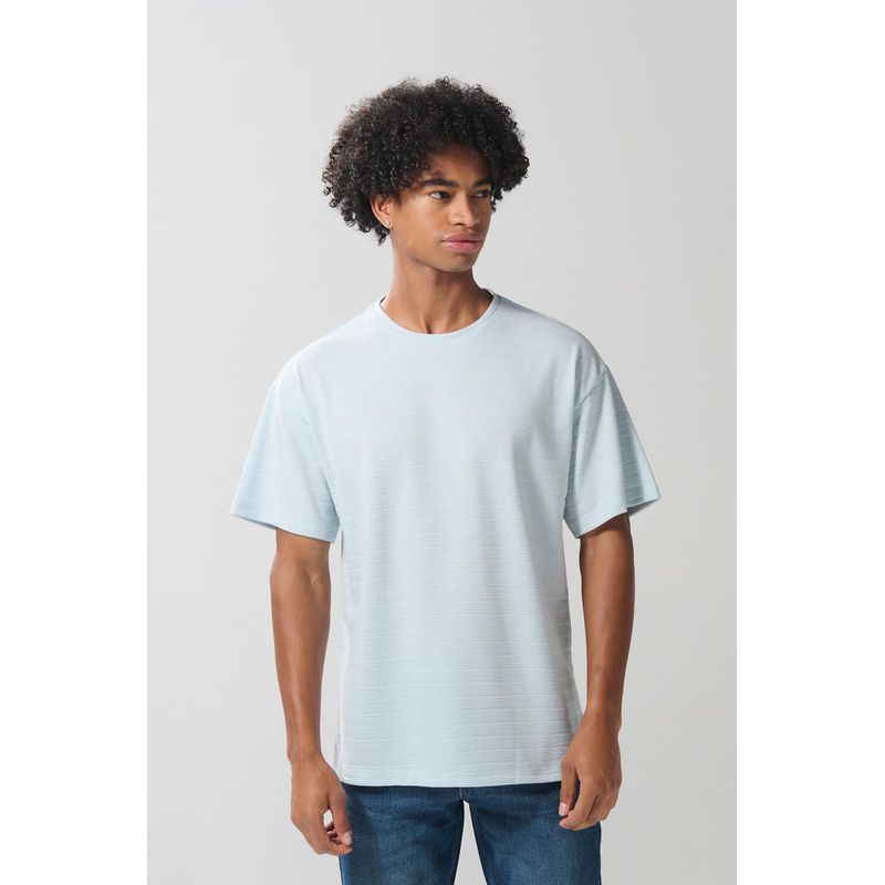 KOAJ - KOAJ Camiseta manga corta oversize con textura. HOMBRE
