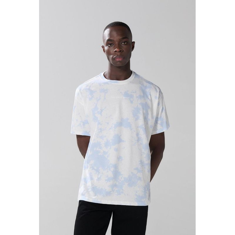 KOAJ - KOAJ Camiseta Oversize para hombre con estampado en frente HOMBRE