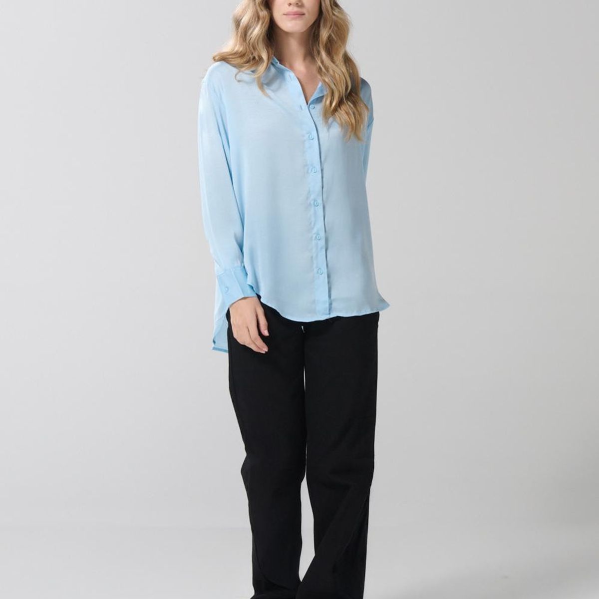 KOAJ - KOAJ BLUSA  CAMISERA OVERSIZE MANGA LARGA Mujer