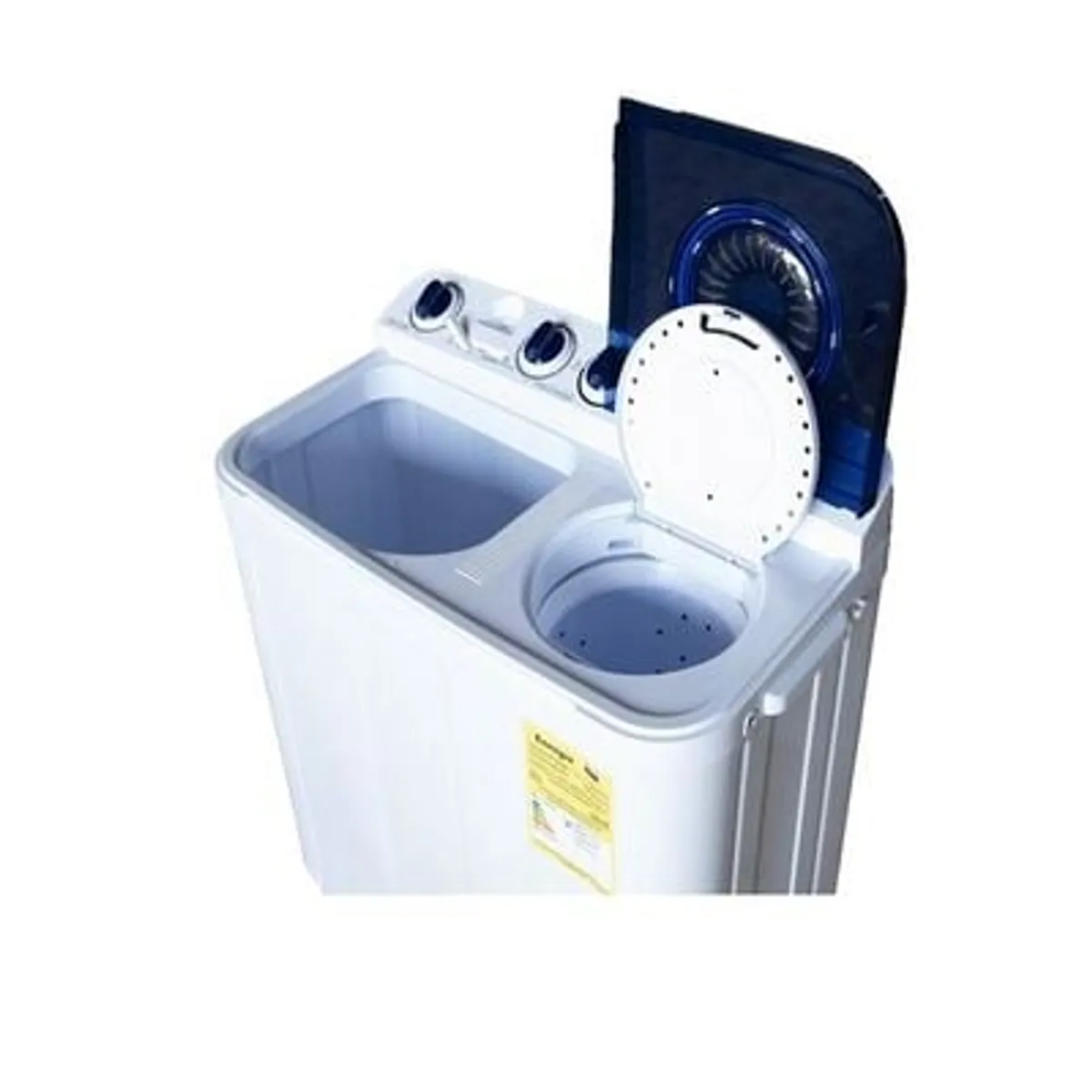 INDUHAM - Lavadora Semiautomática Doble Tina 5 Kgs Marca Induham Ham50 1976 Color Blanco 110V